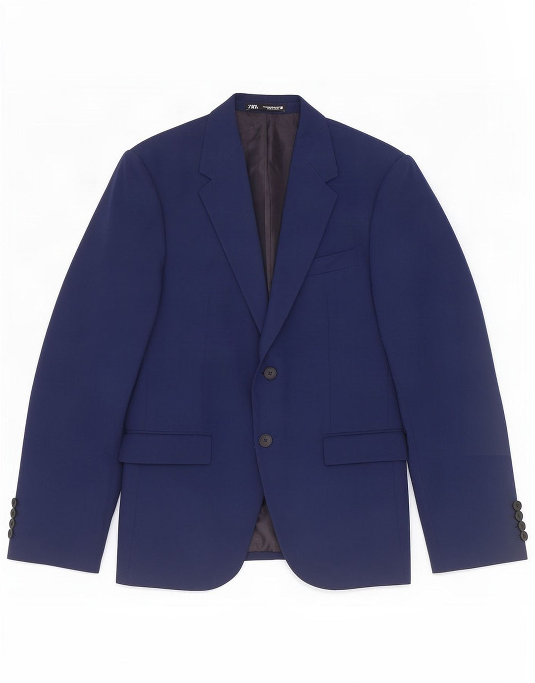 Zara Ανδρικό μπλέιζερ με 2 κουμπιά μπουφάν EU 48 Medium Navy Blue