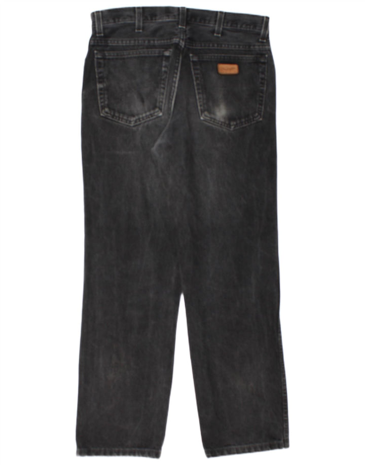 Ανδρικό τζιν Wrangler ίσιο W30 L30 Μαύρο