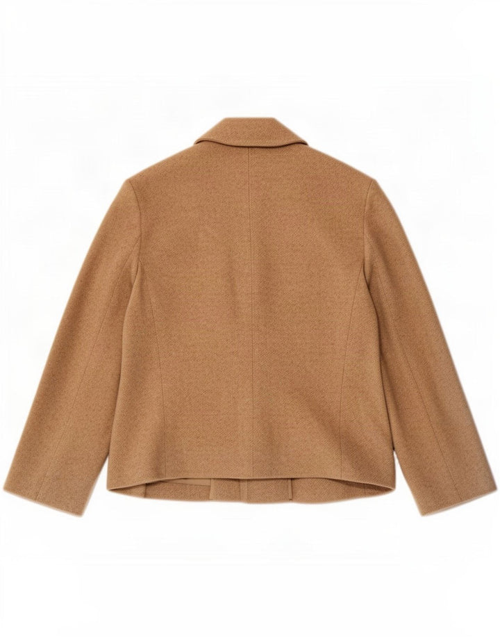 Cerruti Γυναικείο Μπουφάν σακάκι με 2 κουμπιά EU 36 Small Beige Camelhair