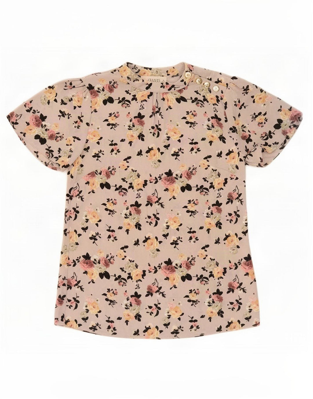 Γυναικεία μπλούζα Oasis Top UK 8 Small Grey Floral Polyester
