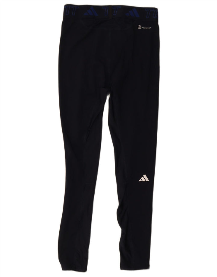 Adidas Γυναικείο κολάν Aeroready UK 12 Medium Navy Blue Polyester