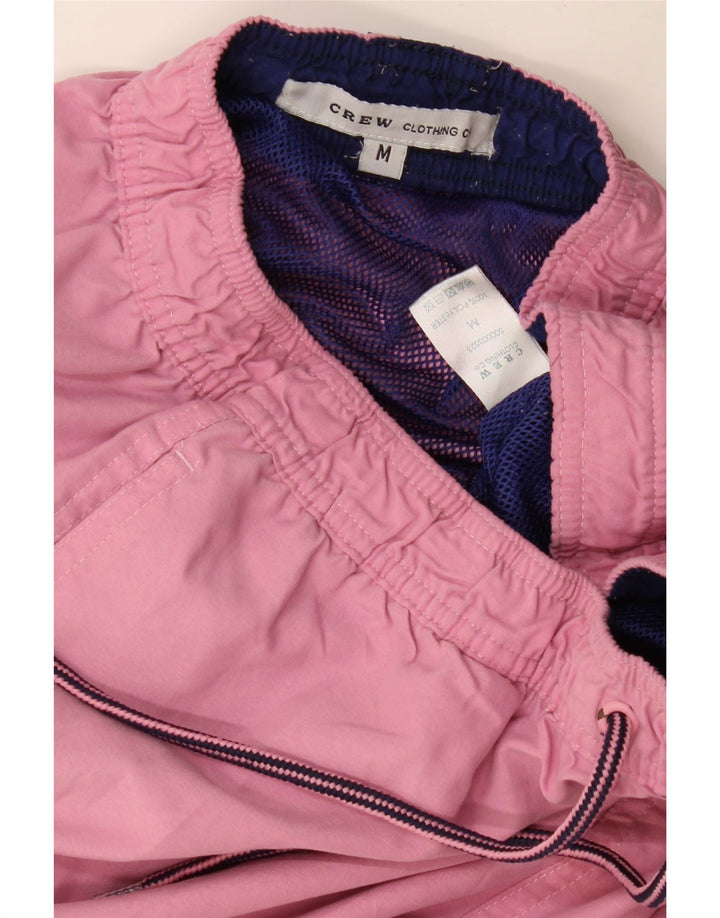 Ανδρικό σορτς κολύμβησης Crew Clothing, μεσαίο ροζ πολυεστέρα