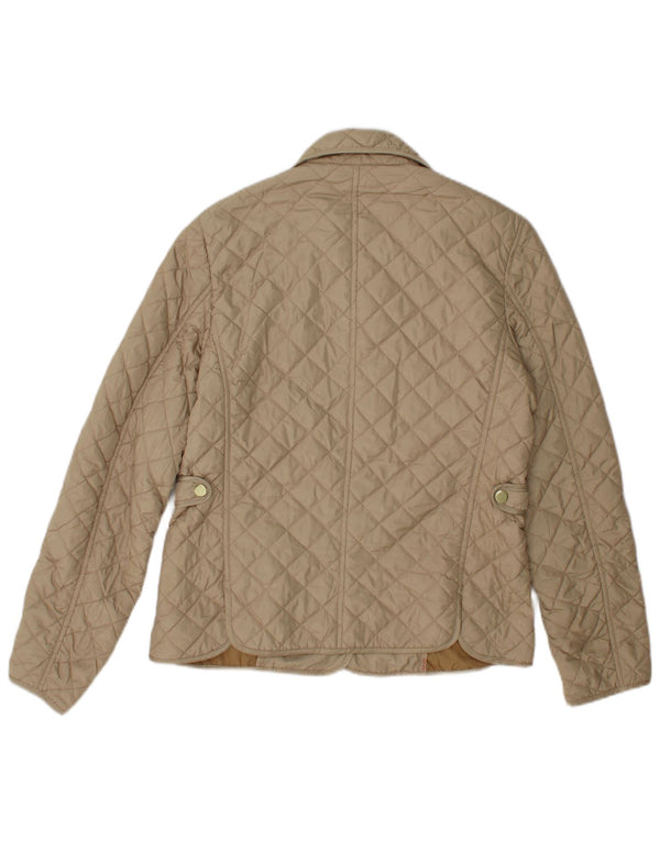Zara Γυναικείο Καπιτονέ μπουφάν UK 12 Medium Beige Polyester