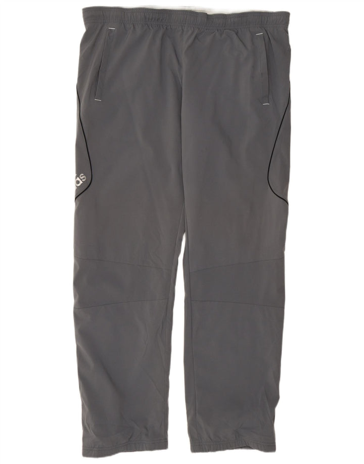 Ανδρικές φόρμες ADIDAS Graphic Παντελόνια Γκρι Γκρι Πολυεστέρας