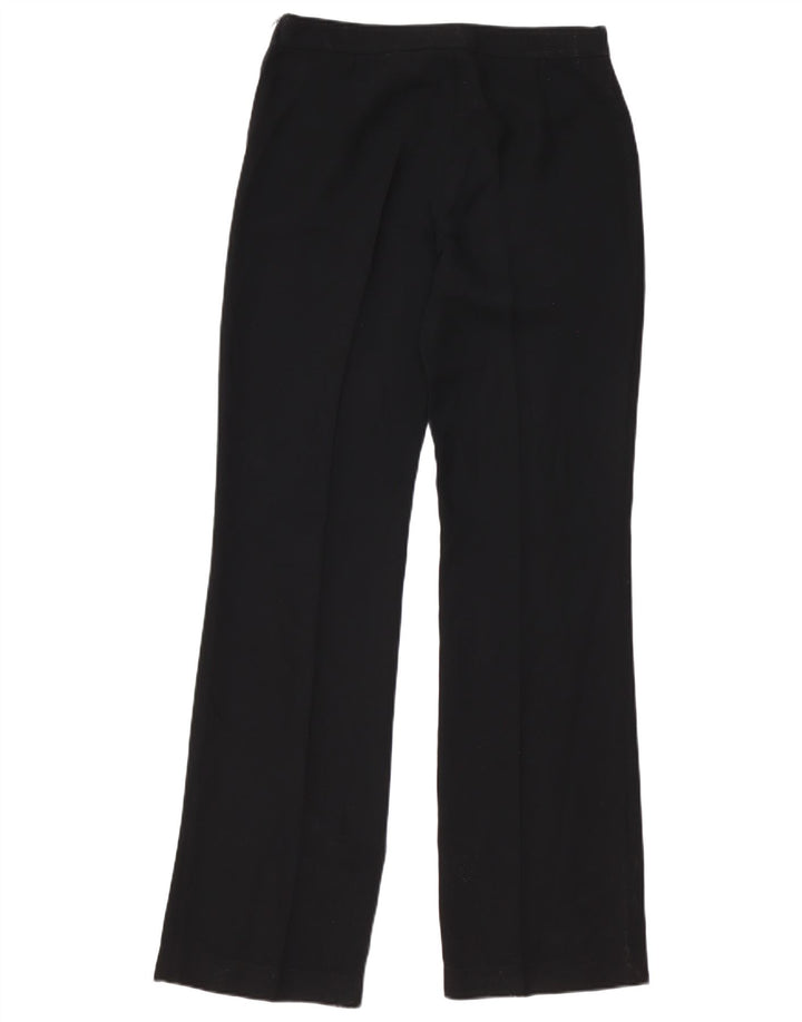 Zara Γυναικείο ίσιο καθημερινό παντελόνι EU 40 Medium W30 L35 Μαύρο Πολυεστέρας
