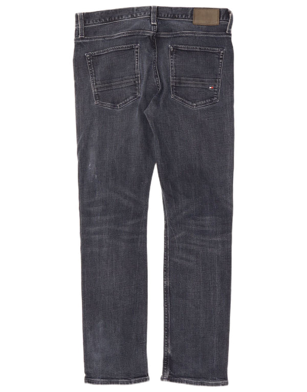TOMMY HILFIGER Γυναικεία Denton Straight Jeans W32 L30 Navy Blue Cotton