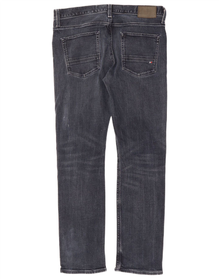 TOMMY HILFIGER Γυναικεία Denton Straight Jeans W32 L30 Navy Blue Cotton