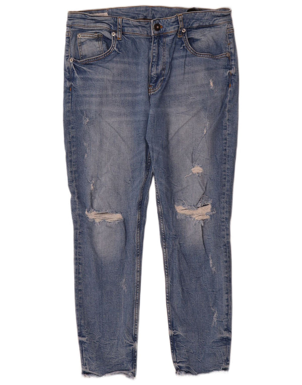 Zara Ανδρικά στενά τζιν EU 44 Large W34 L27 Μπλε βαμβακερά