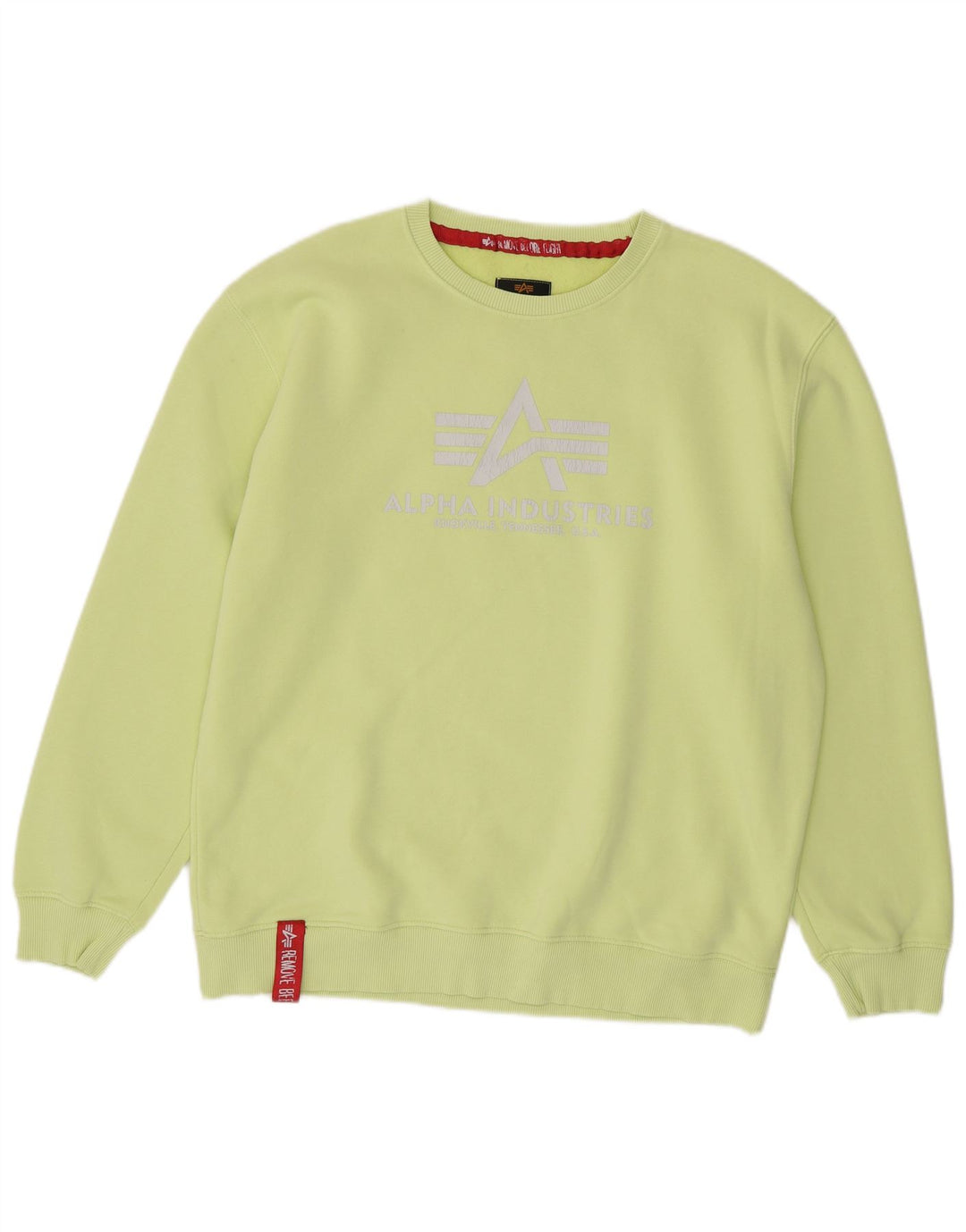 Ανδρικό γραφικό φούτερ Alpha Industries Jumper XL Πράσινο