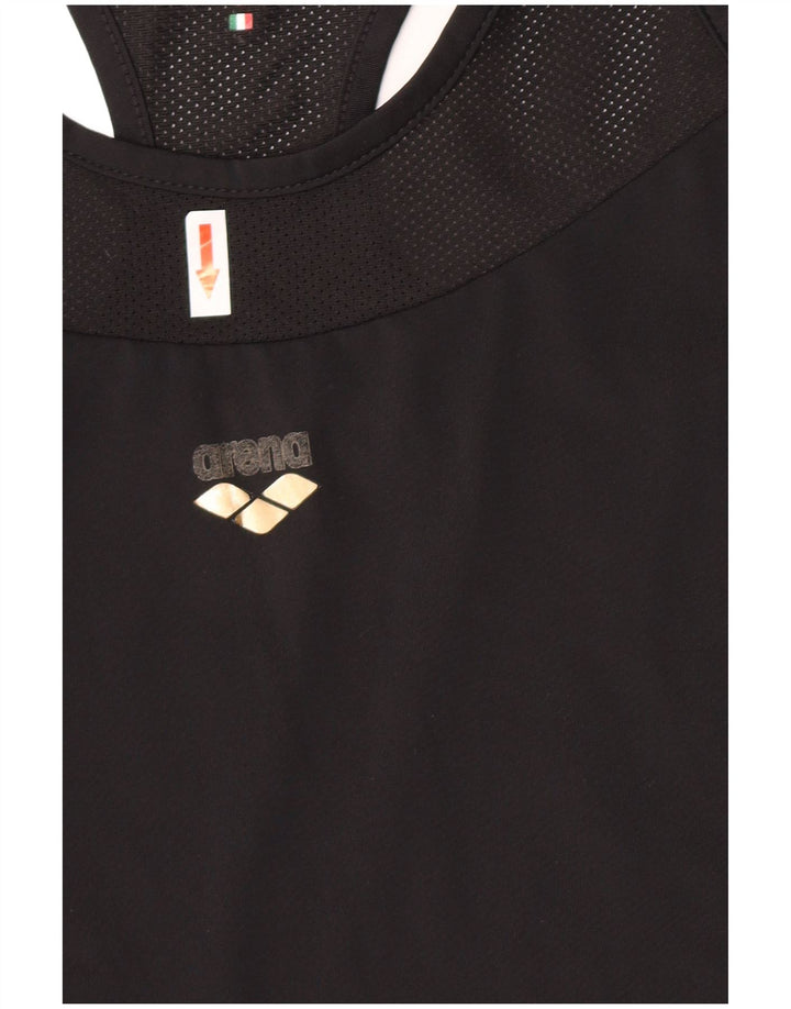 Arena Γυναικείο Γιλέκο Τοπ UK 12 Μεσαίου Μαύρου Πολυεστέρα