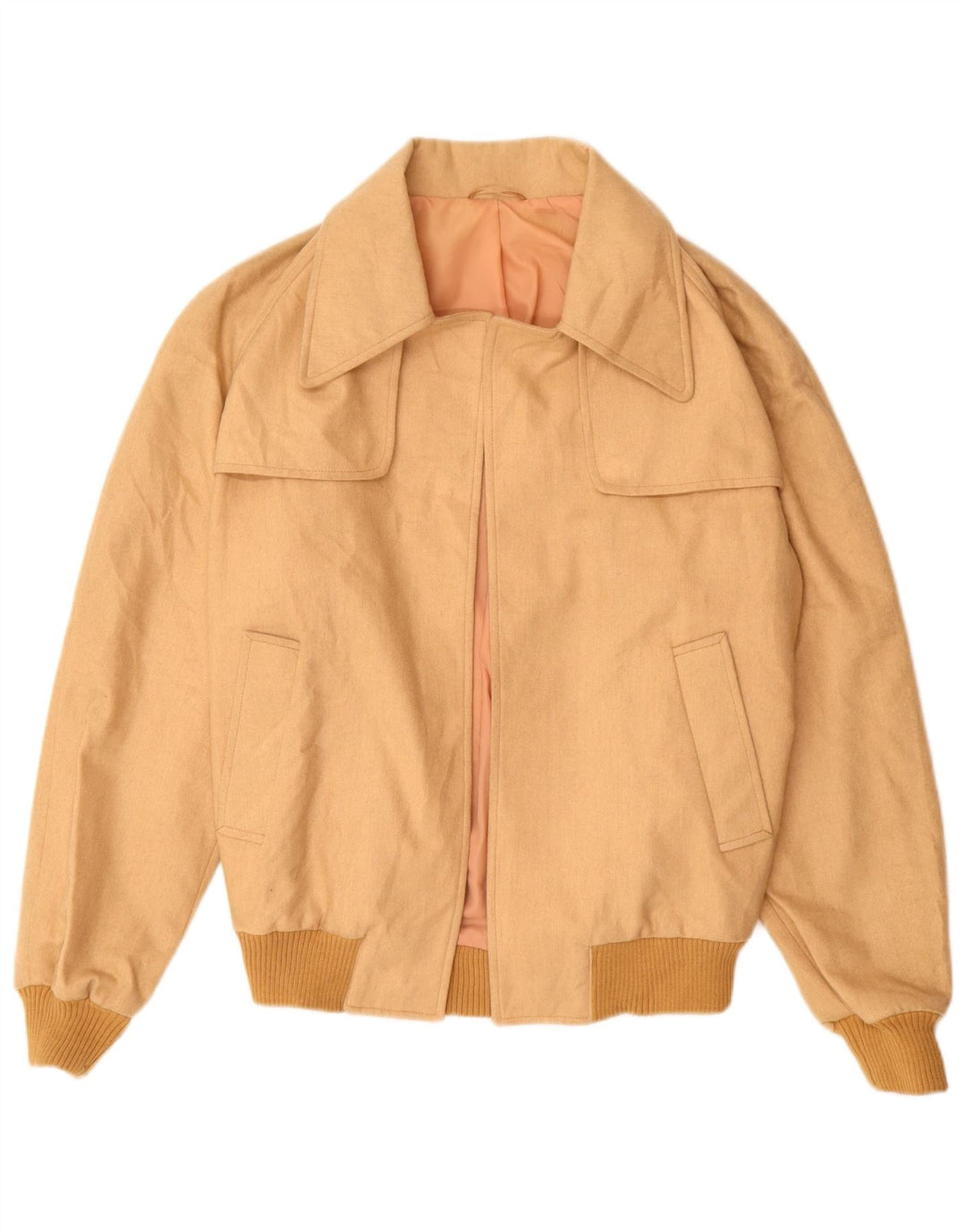 VINTAGE Γυναικείο Σετ 2 τεμαχίων UK 12 Medium W28 L34 Beige