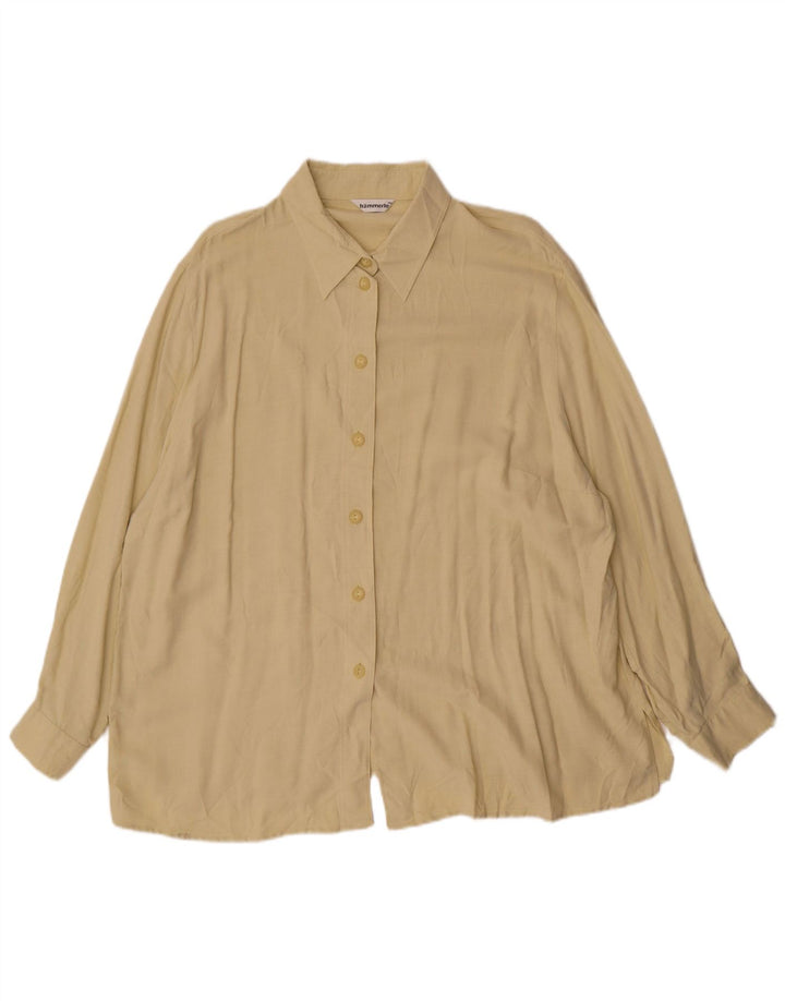 Hammerle Γυναικείο πουκάμισο Oversized Μπλούζα EU 50 3XL Beige Viscose