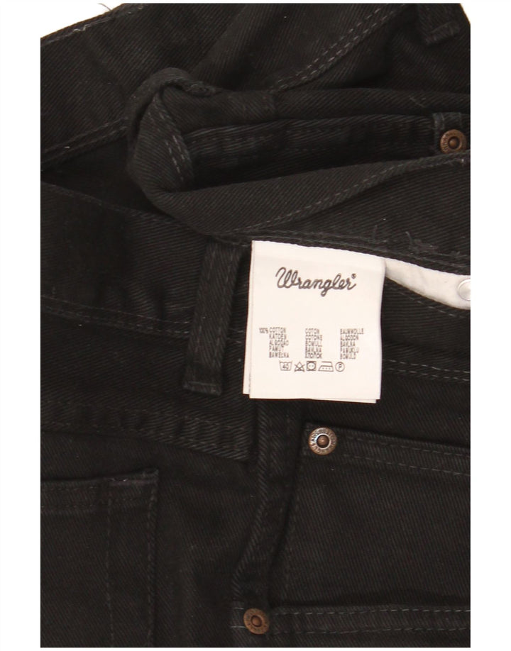 Ανδρικό τζιν ίσιο Wrangler Regular Fit W38 L30 μαύρο βαμβακερό