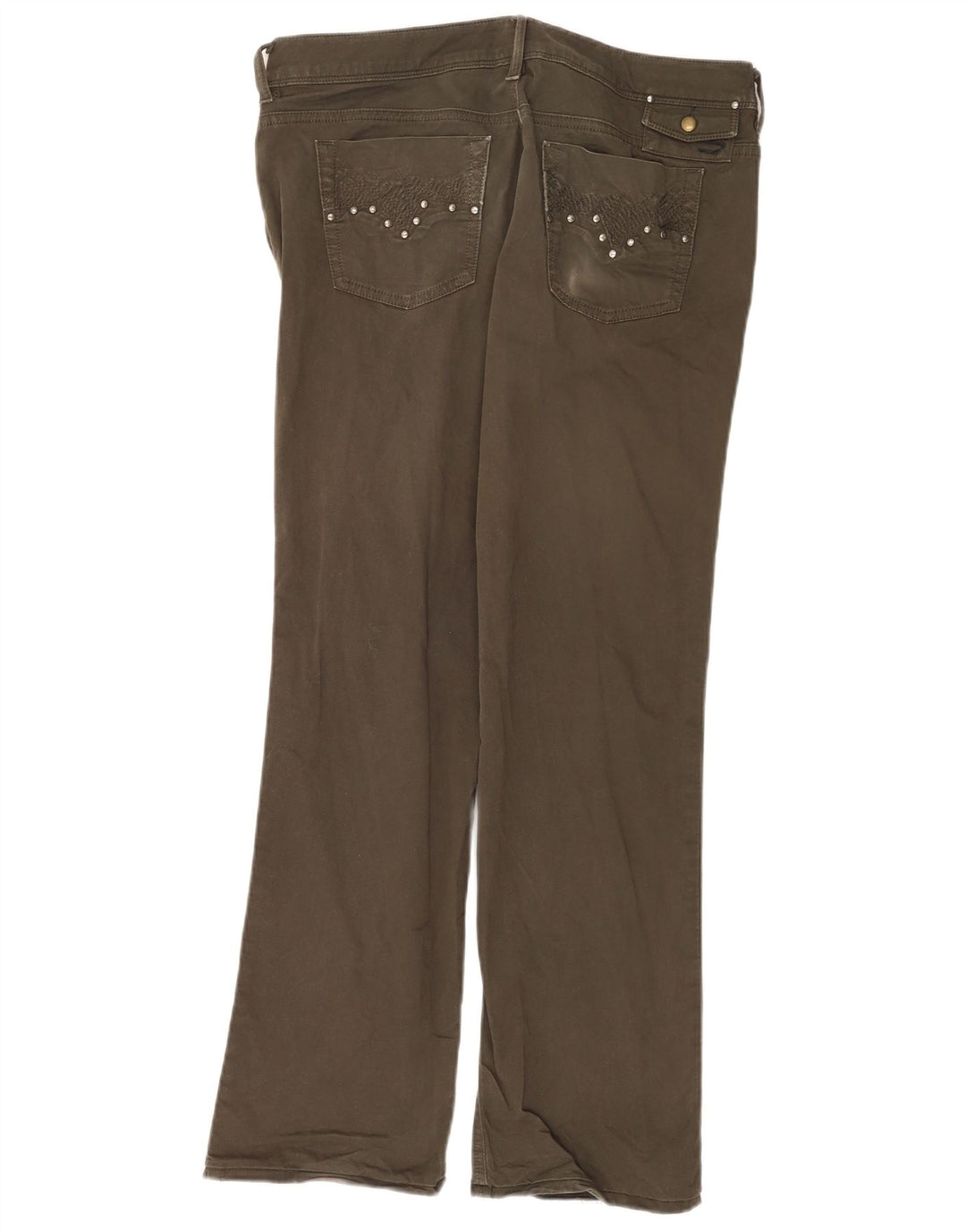 Diesel Γυναικείο Bootcut Jeans W33 L30 Χακί βαμβακερό