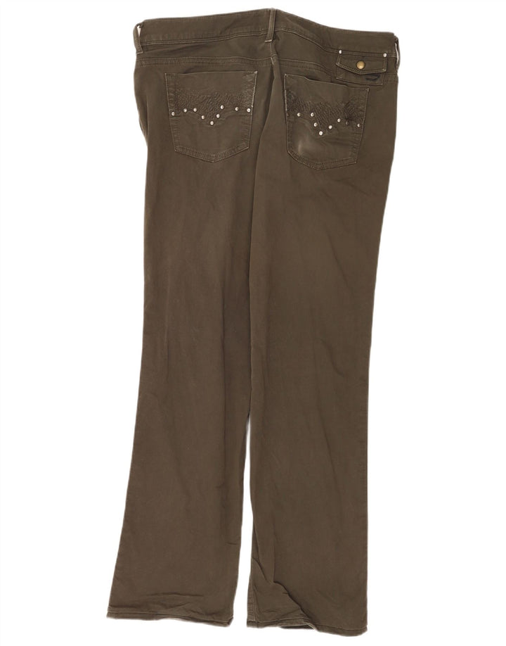 Diesel Γυναικείο Bootcut Jeans W33 L30 Χακί βαμβακερό