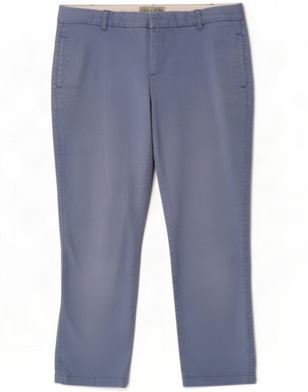 Fat Face Γυναικείο Slim Cropped Παντελόνι UK 12 Medium W34 L25 Blue
