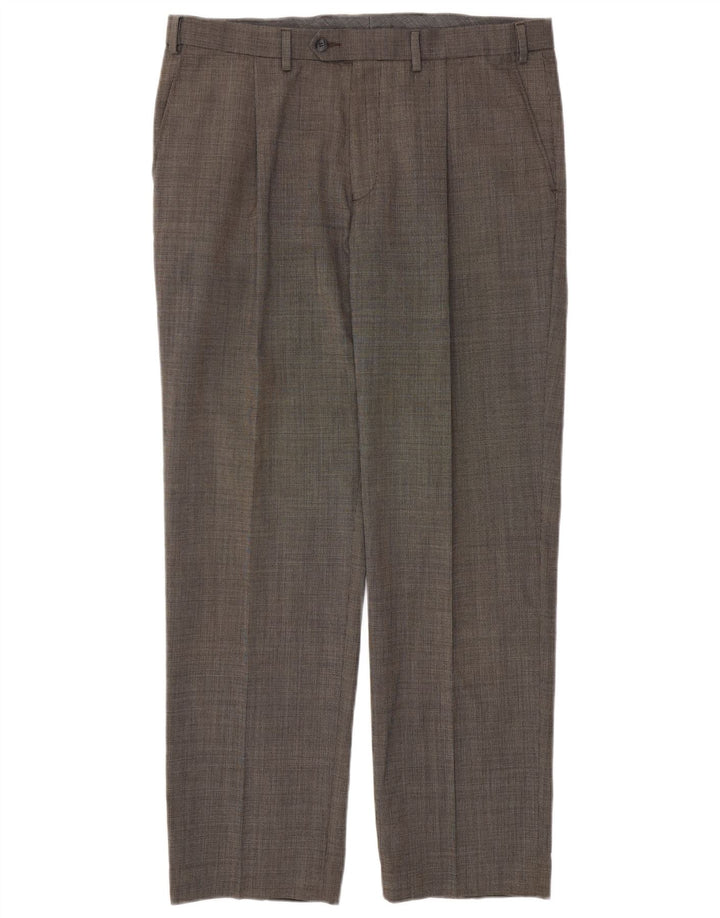 Marks & Spencer Ανδρικό κανονικό παντελόνι Casual W36 L31 Grey Polyester