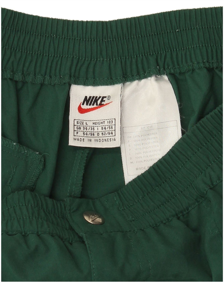 Γυναικείο σορτς chino με καρφίτσες Nike μεγάλο W34 πράσινο πολυεστέρα
