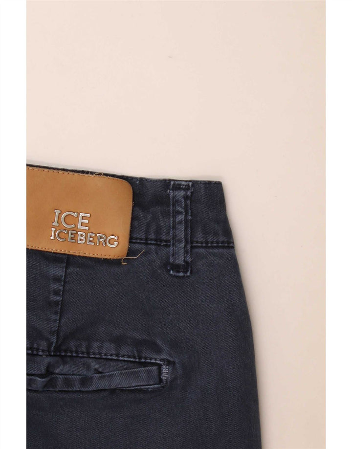Iceberg Γυναικείο Slim Chino Παντελόνι W32 L29 Navy Blue