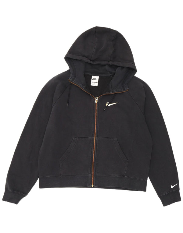 Γυναικείο πουλόβερ με κουκούλα με φερμουάρ Nike 14 μεσαίο βαμβακερό