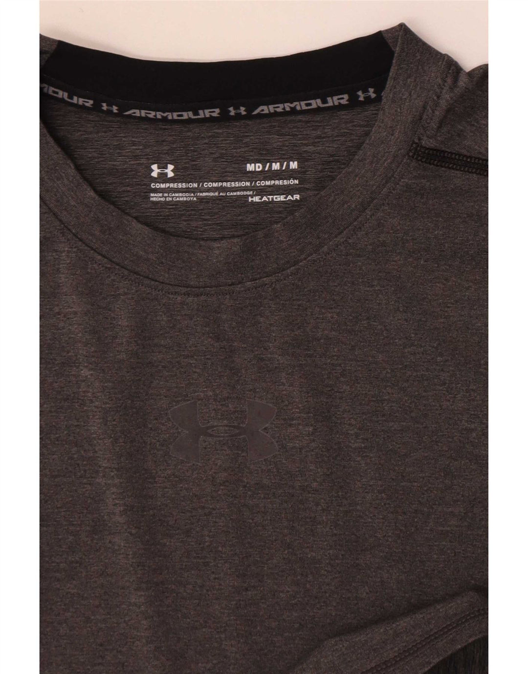 Ανδρικό γιλέκο Heat Gear Under Armour Top Medium Grey Colourblock
