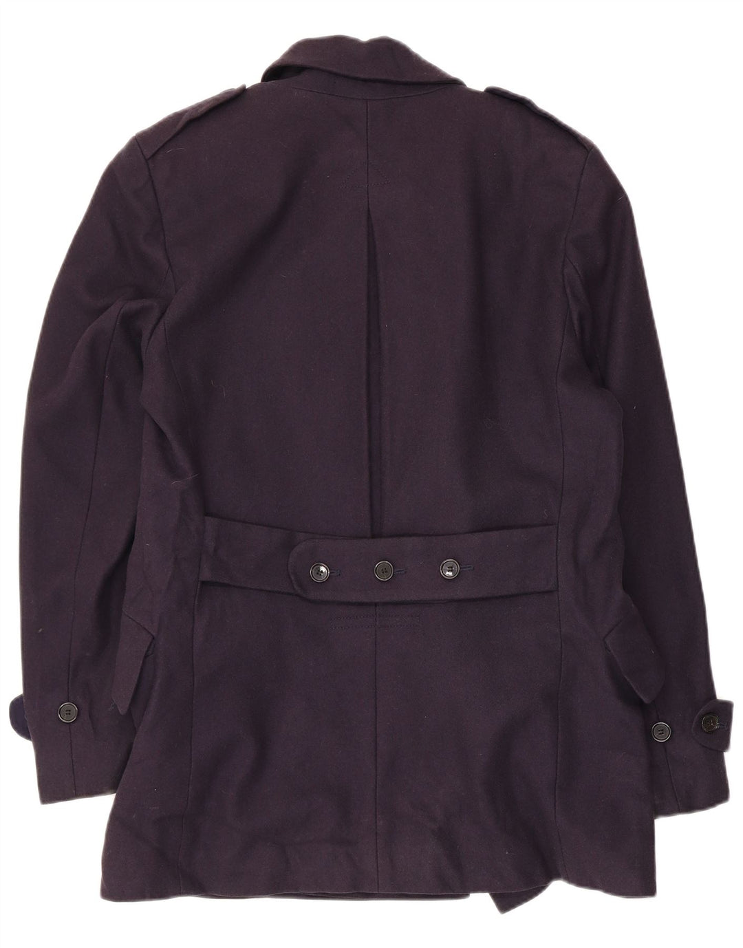 Γαλλική Connection Ανδρική καμπαρντίνα UK 38 Medium Navy Blue Virgin Wool