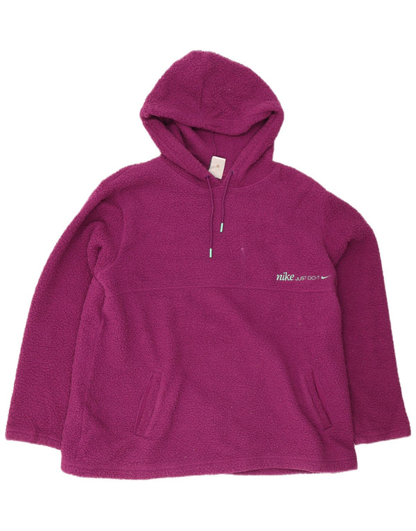 Nike γυναικεία κουκούλα Therma-Fit Fleece Jumper UK 18 XL Purple Polyester