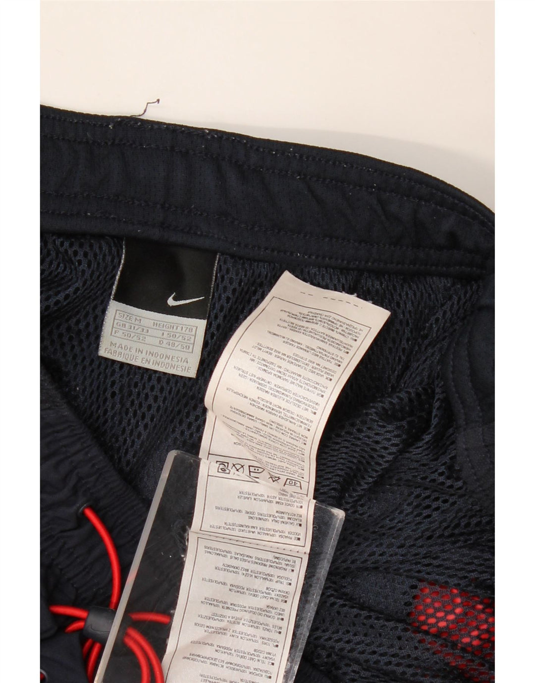 Ανδρικές φόρμες NIKE Capri Παντελόνια μεσαίου μπλε ναυτικού χρώματος Nylon