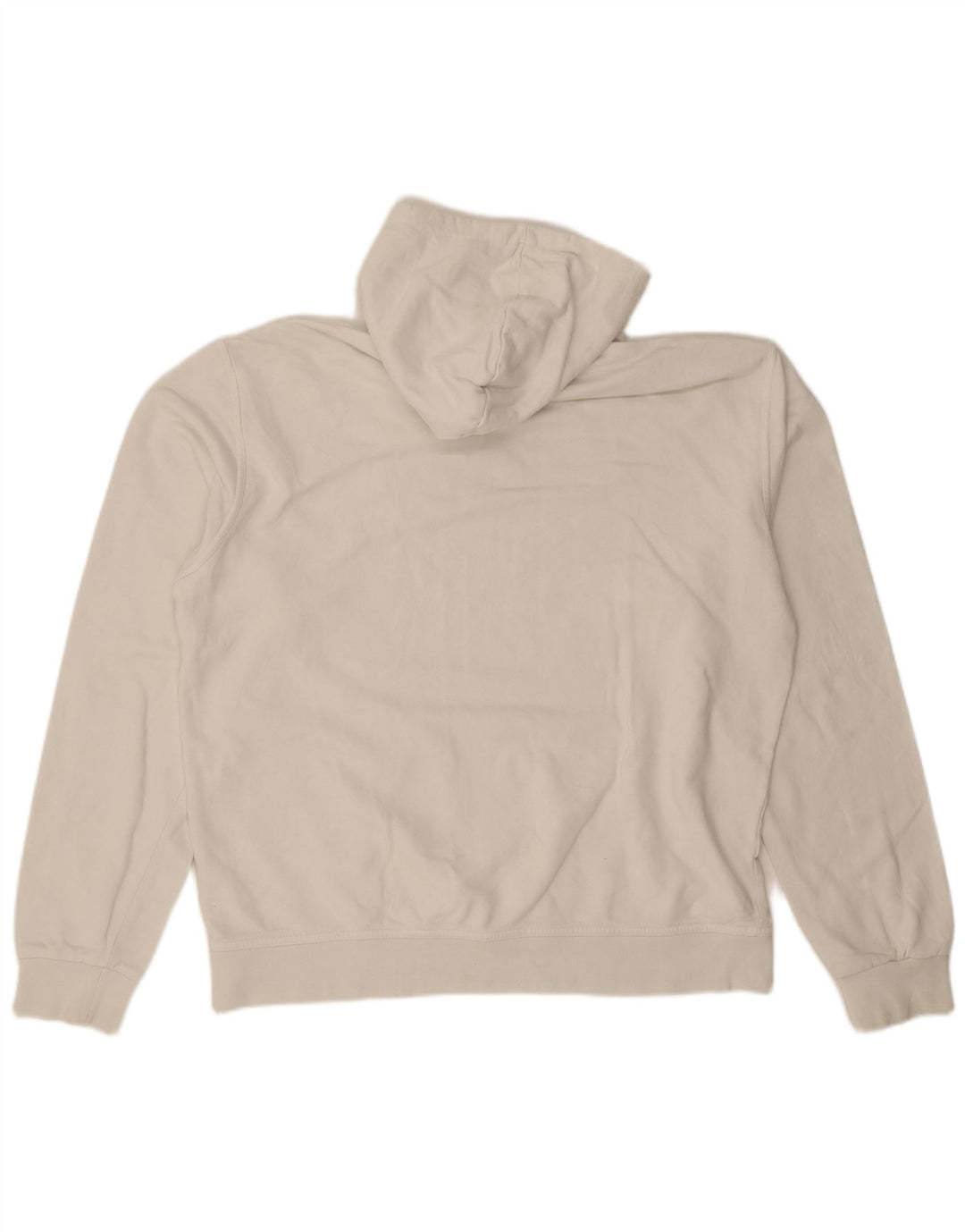 Ανδρικό γραφικό φούτερ με κουκούλα Asics XL Off White Βαμβακερό