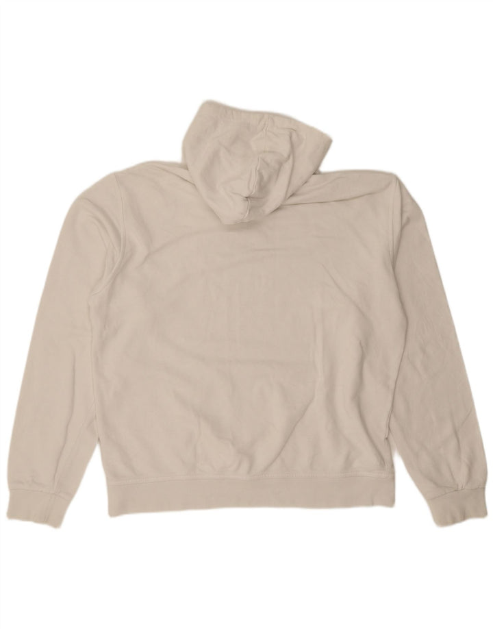 Ανδρικό γραφικό φούτερ με κουκούλα Asics XL Off White Βαμβακερό