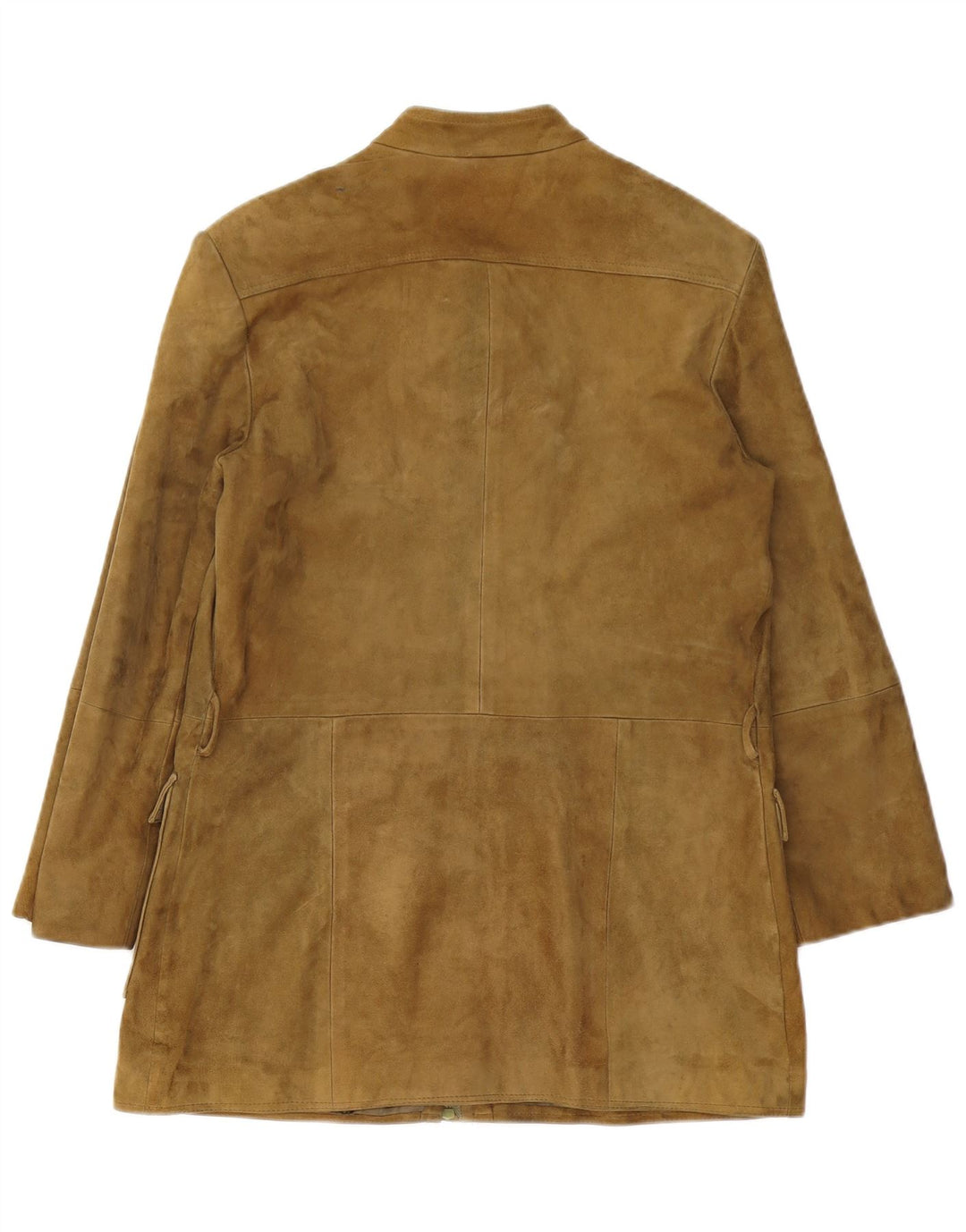 Vintage Γυναικείο Suede Jacket UK 14 Medium Brown Δερμάτινο