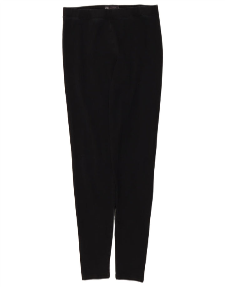 Γυναικεία κολάν Marks & Spencer UK 10 Small Black Cotton