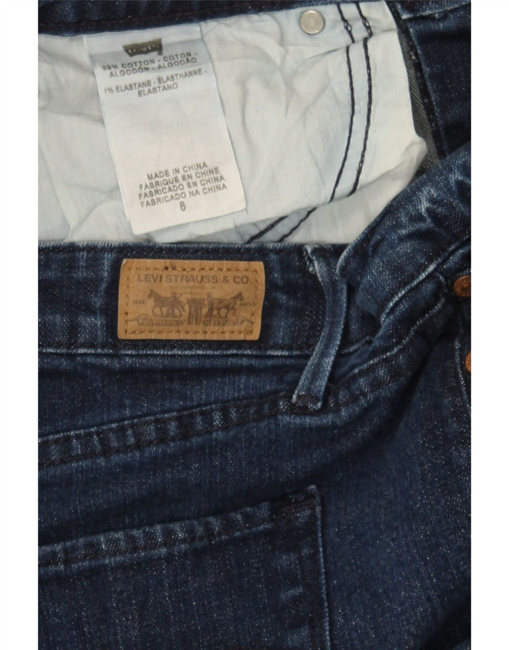 LEVI'S Womens Denim Skirt US 6 Medium W28  Navy Blue Cotton Vintage Levi's and Second-Hand Levi's from Messina Hembry 
