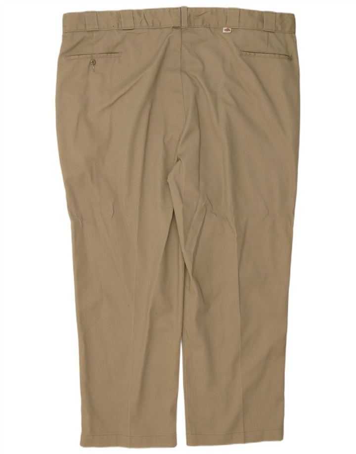 DICKIES Ανδρικό ίσιο παντελόνι Chino W50 L30 Χακί Βαμβακερό