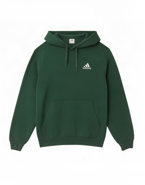 Ανδρικό φούτερ Adidas, μικρό πράσινο βαμβακερό