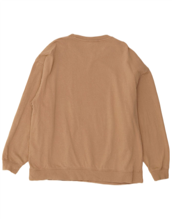 Ανδρικό γραφικό φούτερ Zara Jumper Μεσαίο Μπεζ βαμβακερό