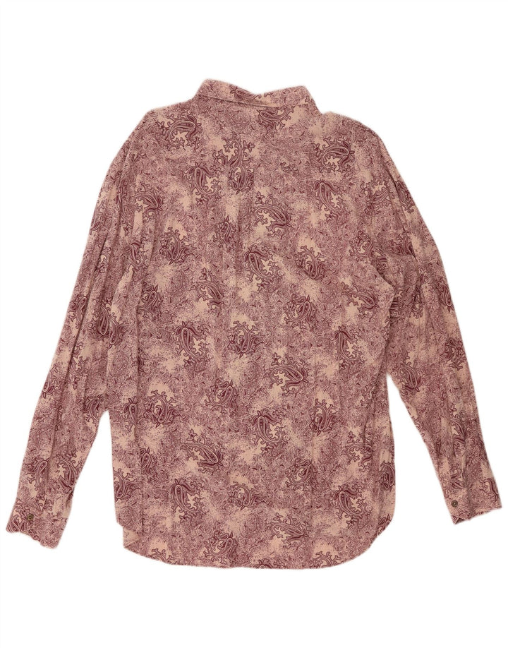 Ανδρικό πουκάμισο LEADER XL Μωβ Paisley Viscose