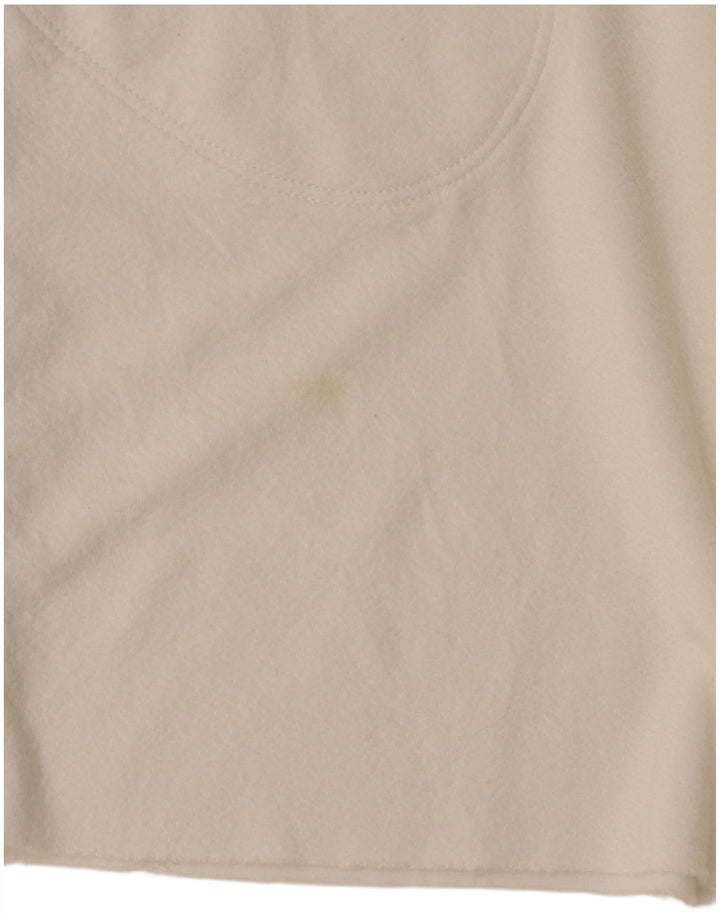 Zara Γυναικείο T-Shirt Φόρεμα UK 10 Small White