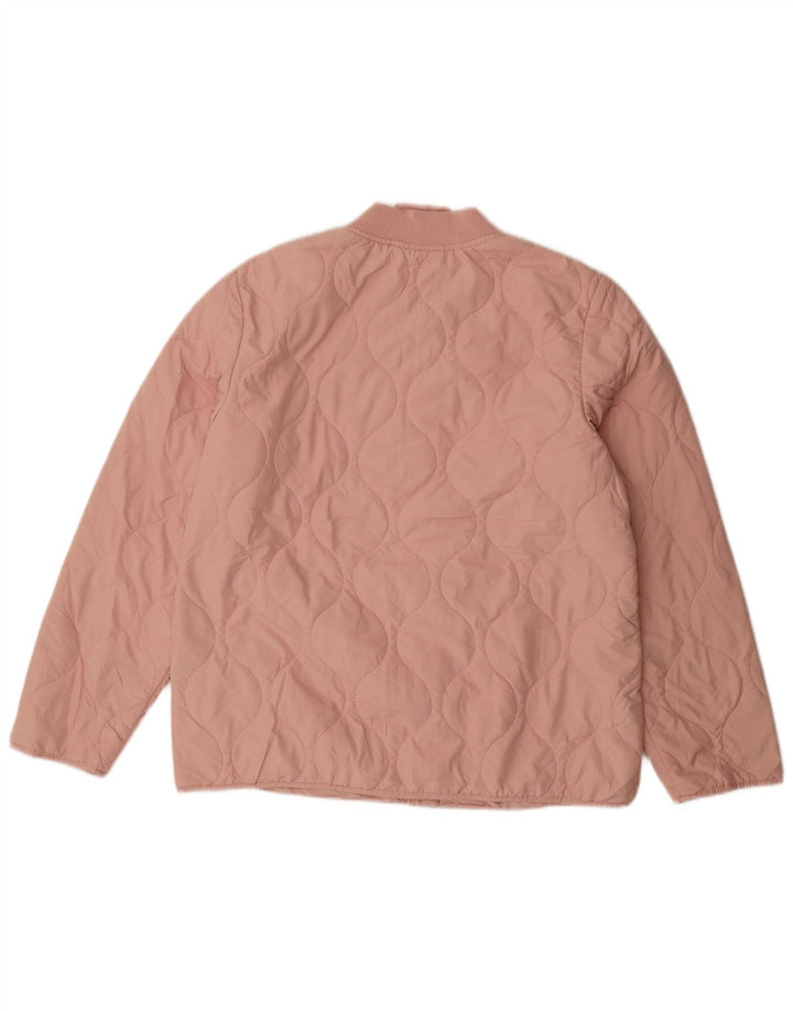 Marks & Spencer Γυναικείο Καπιτονέ μπουφάν UK 12 Medium Pink Polyester