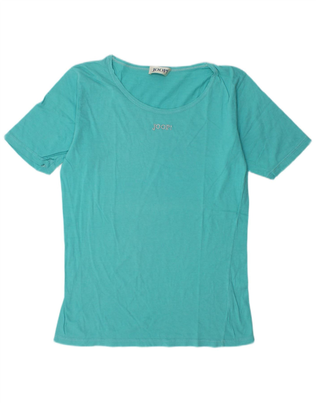 Joop Γυναικείο T-Shirt Top IT 36 XS Τυρκουάζ Βαμβακερό