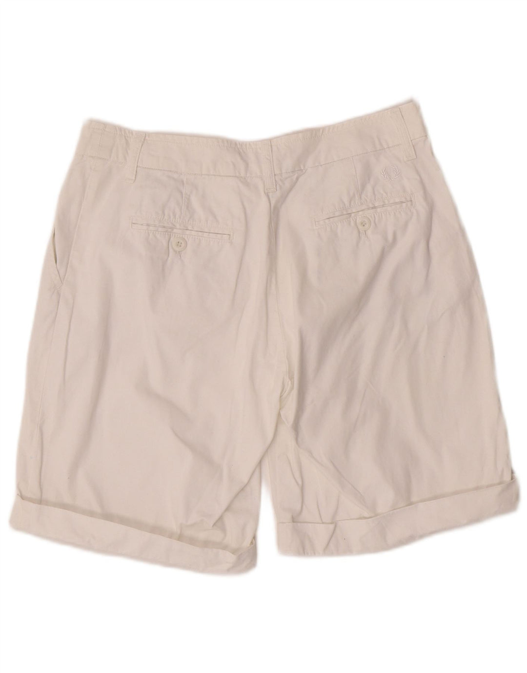 Fred Perry Γυναικείο σορτς Chino IT 44 Medium W30 Λευκό βαμβακερό