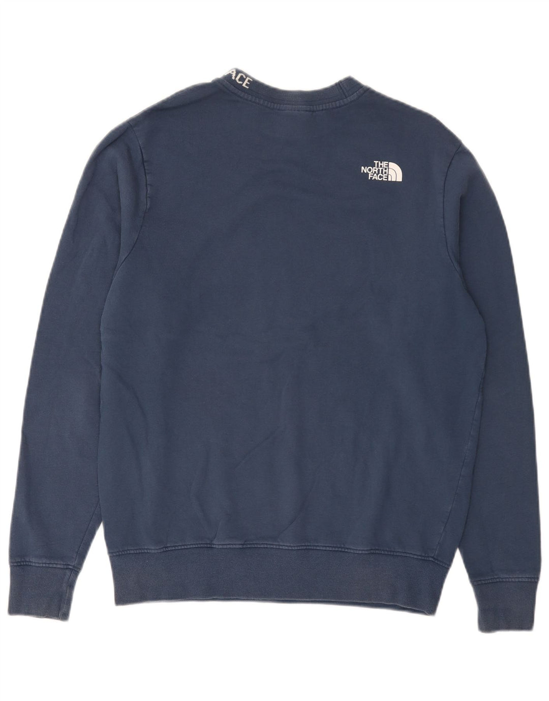 Ανδρικό γραφικό φούτερ North Face Jumper Small Navy Blue Cotton
