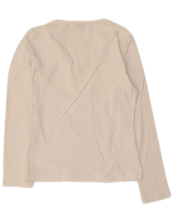 Best Company Γυναικείο Τοπ μακρυμάνικο UK 14 Large White Lycra