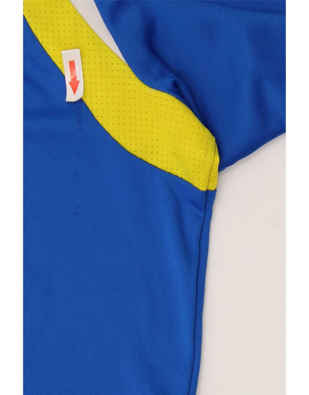 Adidas Ανδρικό T-Shirt Climalite Top Large Blue Colourblock Πολυεστέρας