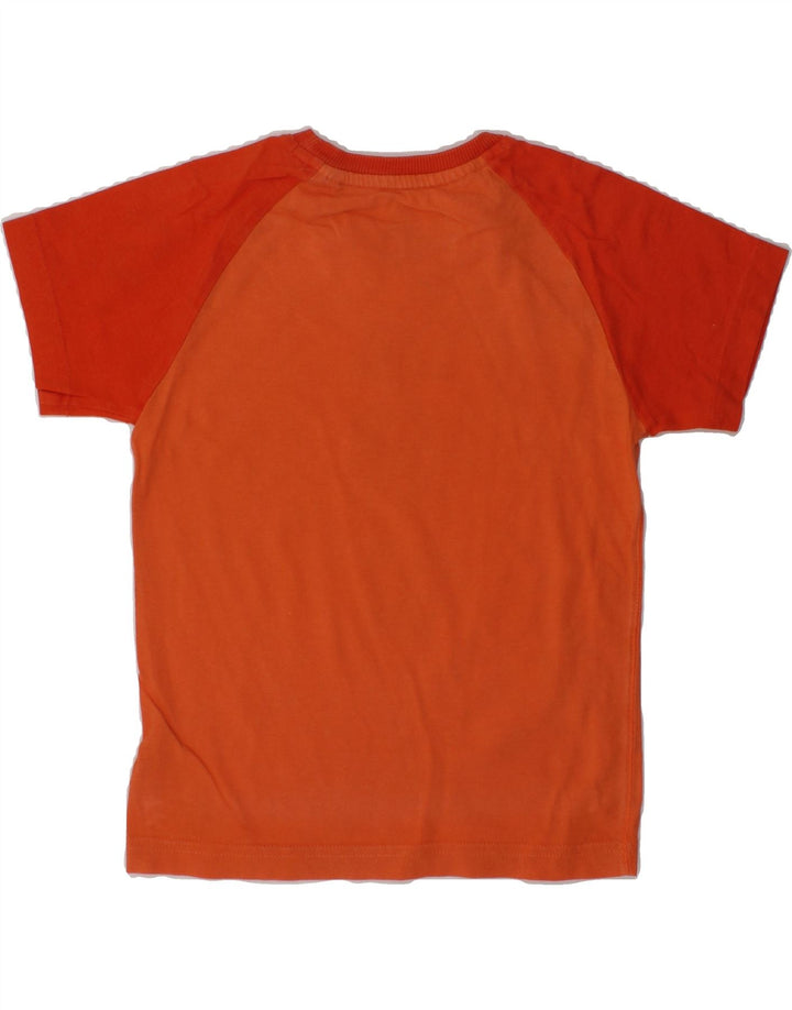 ADIDAS Boys Graphic T-Shirt Top 3-4 Years Orange Colourblock Cotton | Vintage Adidas | Thrift | Second-Hand Adidas | Used Clothing | Messina Hembry 