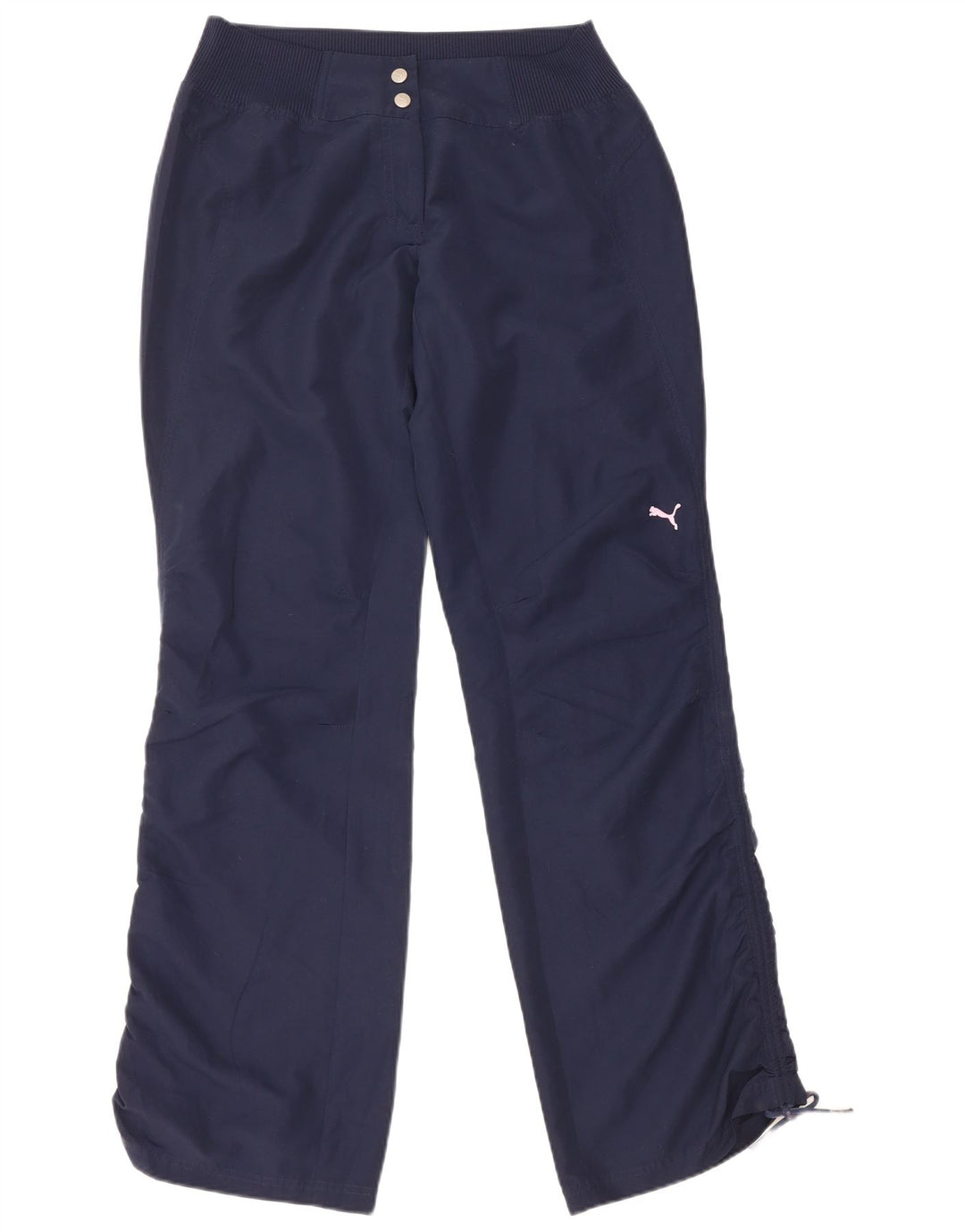 Γυναικεία φόρμα PUMA Παντελόνι UK 12 Medium Navy Blue Polyester