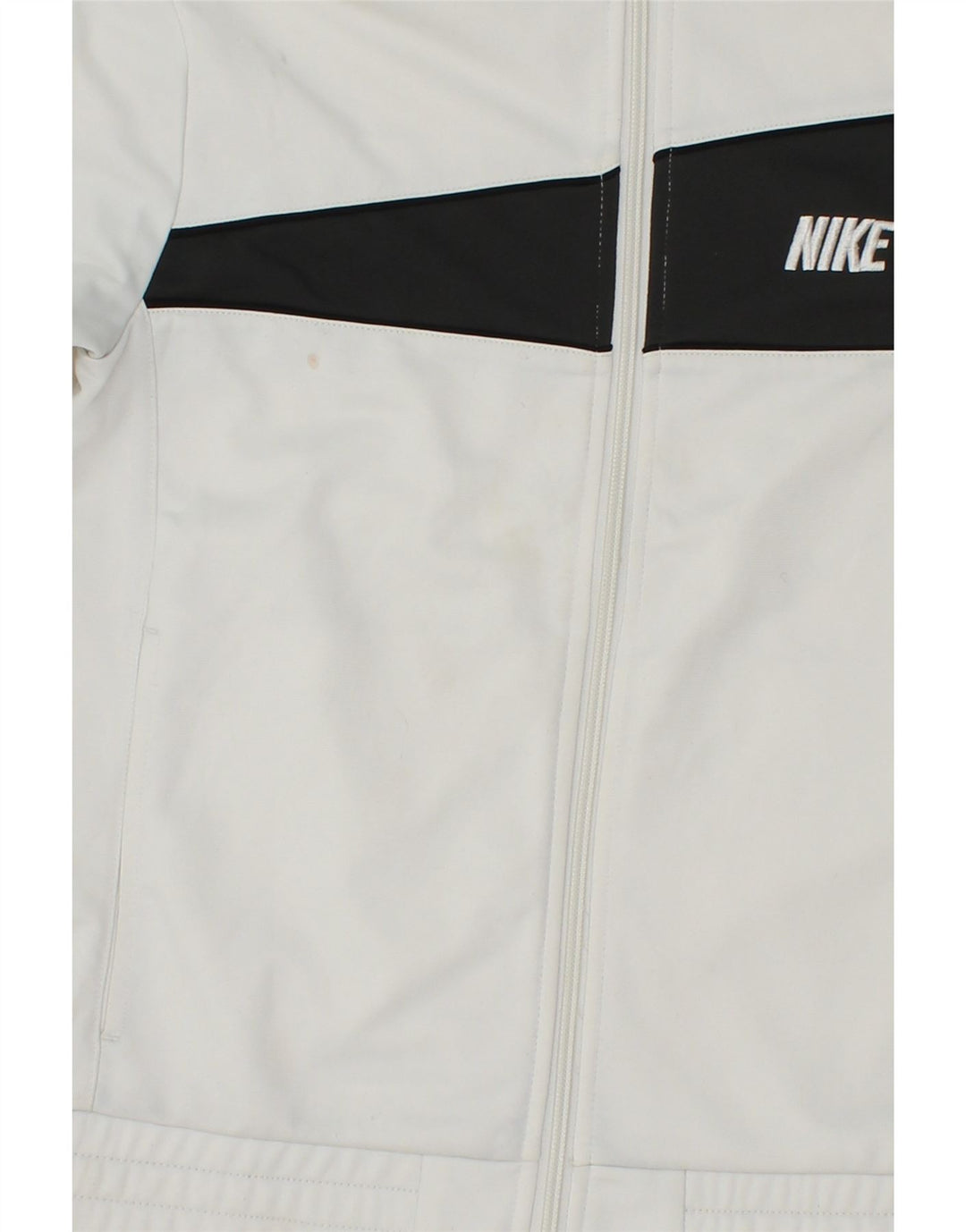 Μπουφάν NIKE Boys αθλητική φόρμα 10-11 ετών μεσαίου λευκού χρώματος