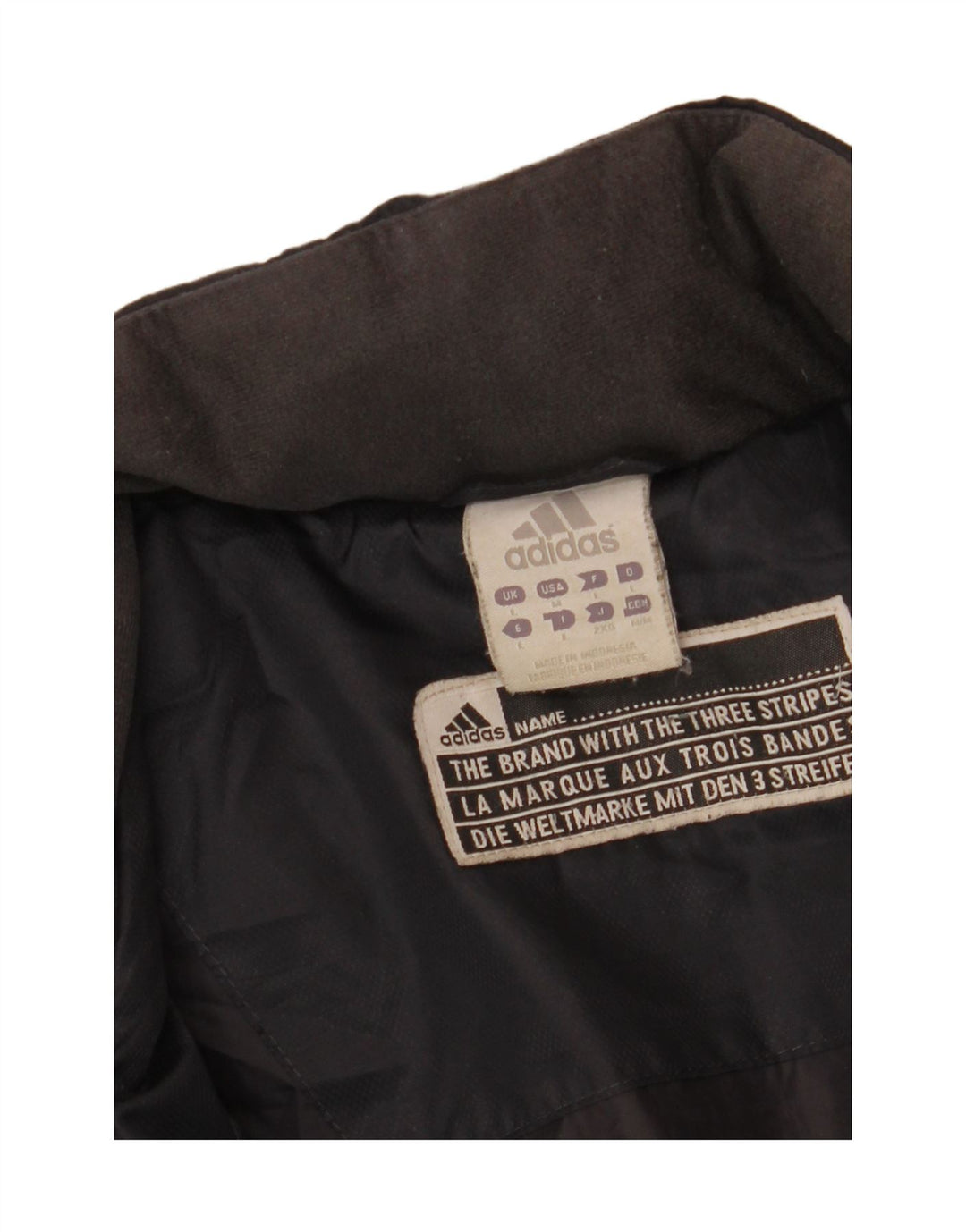 ADIDAS Mens Padded Jacket UK 40 Large Black