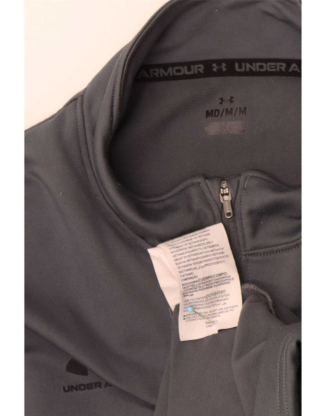 Under Armour Γυναικεία λαιμόκοψη με φερμουάρ κανονική εφαρμογή Μακρυμάνικο μεσαίο γκρι Sports