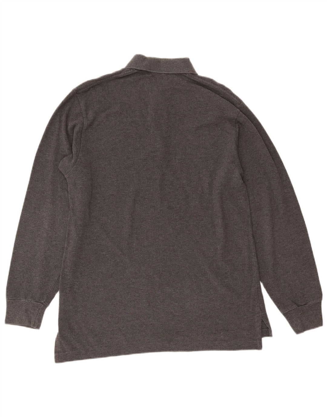 POLO RALPH LAUREN Ανδρικό μακρυμάνικο πουκάμισο polo μεγάλο γκρι βαμβακερό